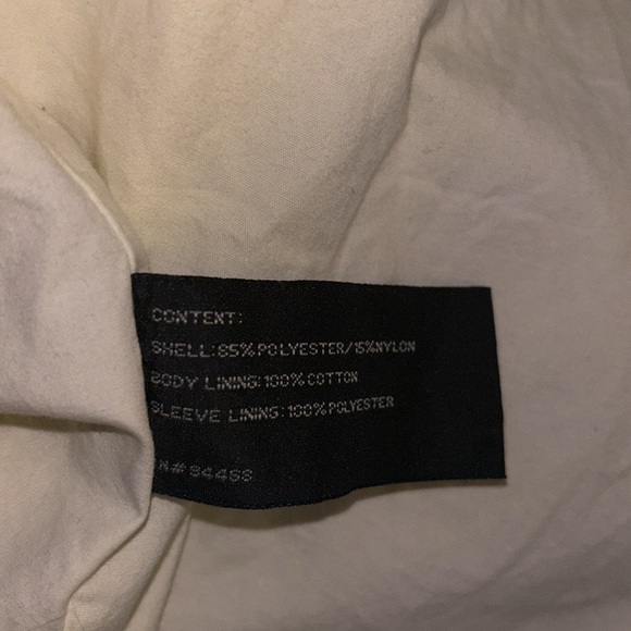 Liz Claiborne The Micro off white golf light jacket Sz M - Picture 7 of 16